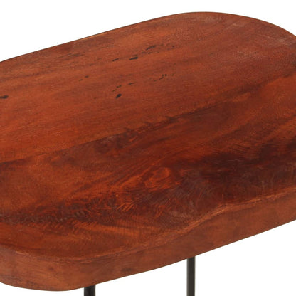 Taburetes De Bar Gavin 2 Uds Madera Mango Maciza 45x38x53 Cm_5