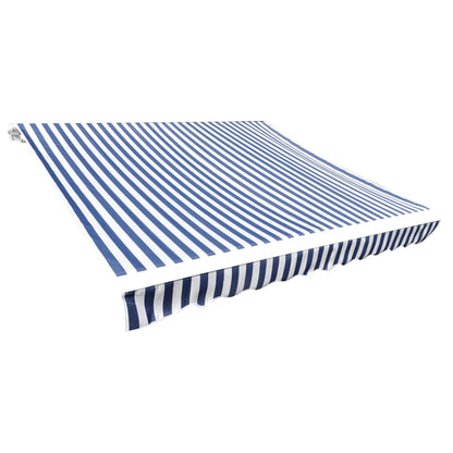 Tela De Repuesto Para Toldo Azul Y Blanco 3x2,5 M Poliéster_1