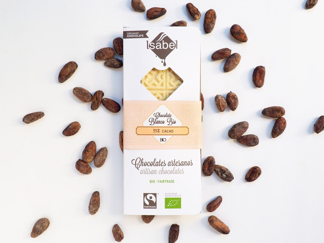 Tableta Bio chocolate blanco, 37% cacao_0