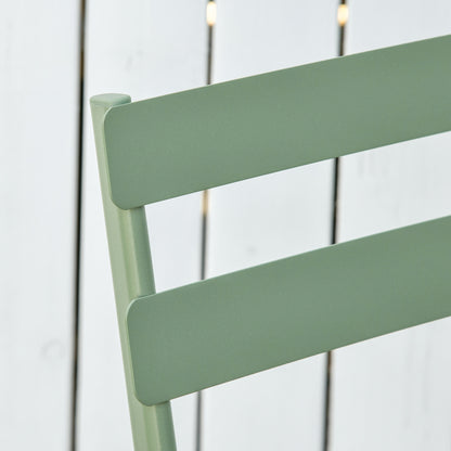 Outsunny Conjunto De Muebles De Jardín Plegable Con Marco De Acero Verde Oscuro_3