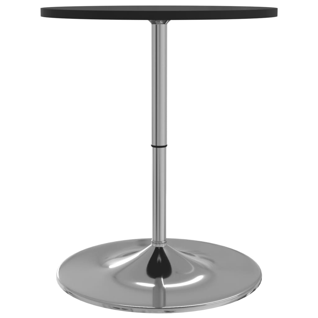 Mesa Alta De Bar Madera Ingeniería Y Acero Negra 60x60x90 Cm_4