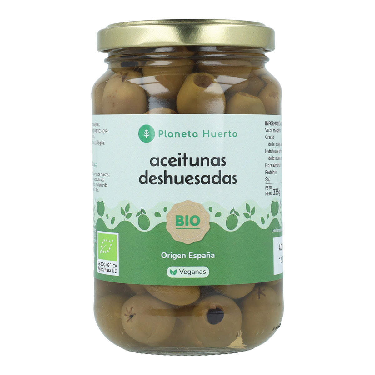 Aceitunas deshuesadas Eco Planeta Huerto 335 g