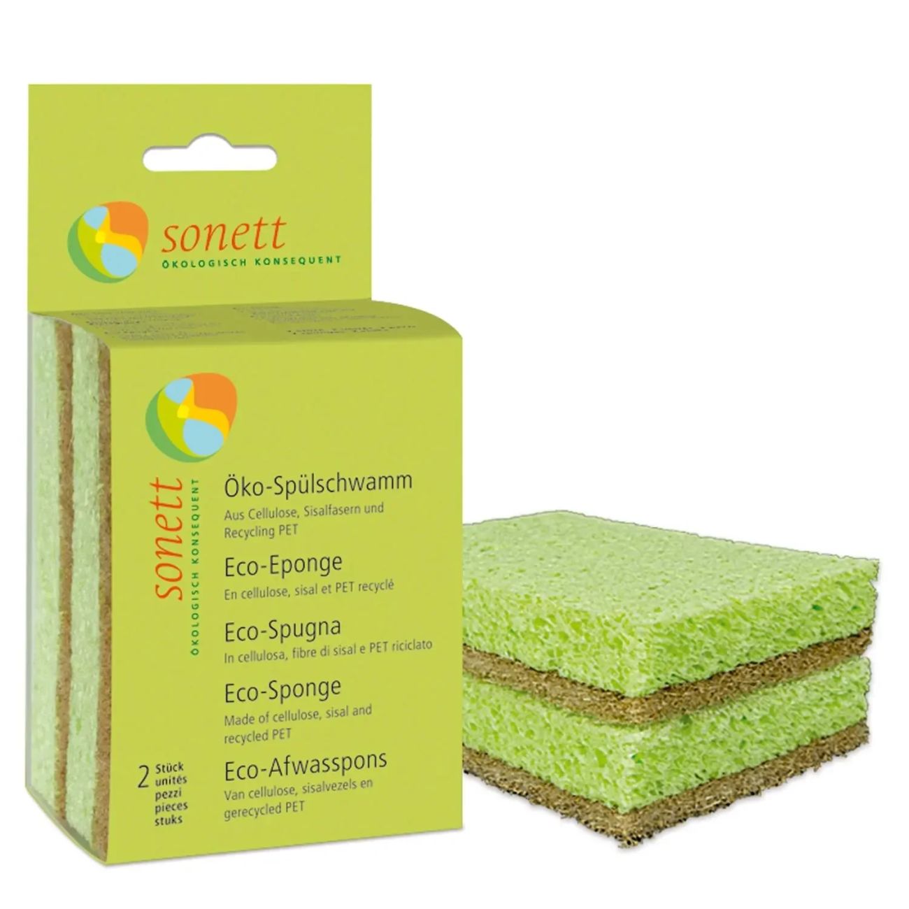 Esponjas De Cocina, Pack De 24 (12 X 2er), Estropajos Ecologicos, Esponjas Ecologicas_0