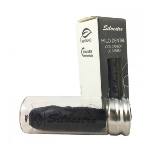 Hilo Dental Con Carbón De Bambú 30 Metros Silvestre_0