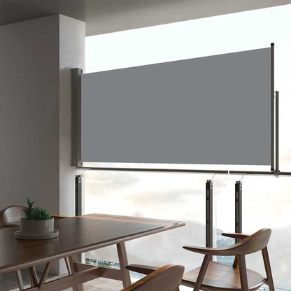Vidaxl Toldo Lateral Retráctil De Jardín Gris 60x300 Cm_1