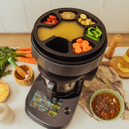 Robot De Cocina Multifunción Con Dispensador De Alimentos Mambo Cooking Total Gourmet. 2200 W, 45 Funciones, Miles De Recetas Guiadas, Jarra Unique_4
