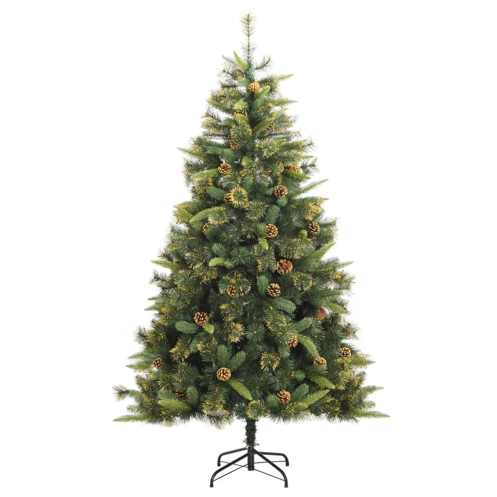 Vidaxl Árbol De Navidad Artificial Con Bisagras 300 Leds 240 Cm_3