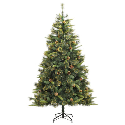 Vidaxl Árbol De Navidad Artificial Con Bisagras 300 Leds 240 Cm_3