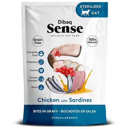 Dibaq Sense Bites Pollo Con Sardinas, 12 Unidades X 100gr_1