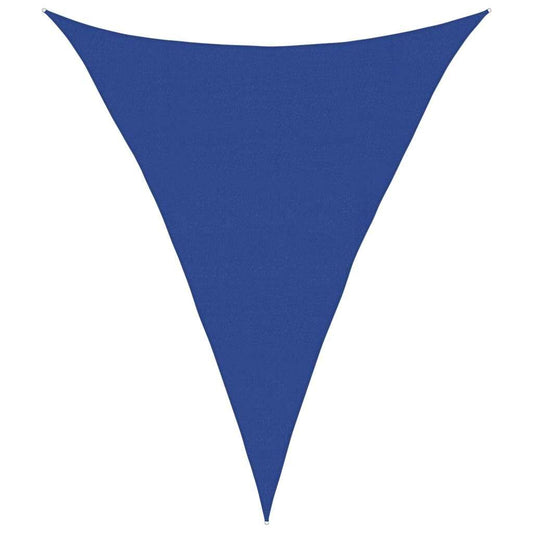 Vidaxl Toldo De Vela Triangular Hdpe Azul 160 G/m² 4x5x5 M_0