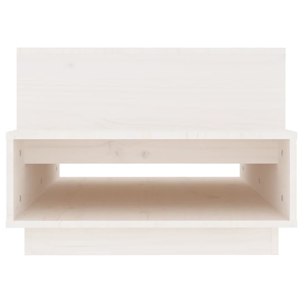Mesa De Centro Madera Maciza De Pino Blanco 80x55x40,5 Cm_4