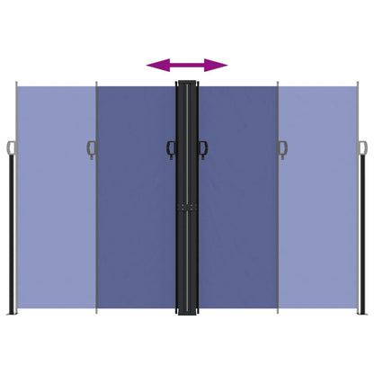 Vidaxl Toldo Lateral Retráctil Azul 220x600 Cm_4