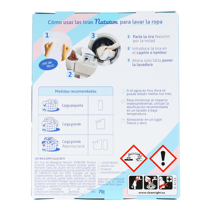 Eco Tiras de Lavar Floral, Natulim, 40 lavados