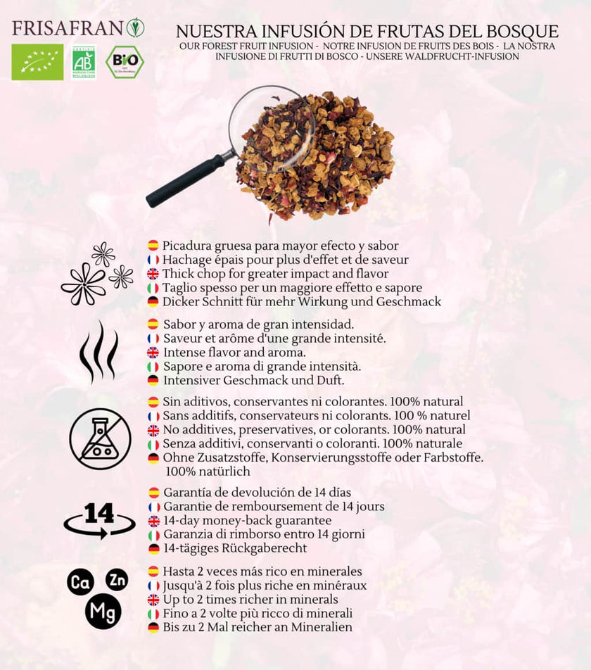 Infusión De Frutas Del Bosque A Granel Ecológica | Frisafran 100 G_3