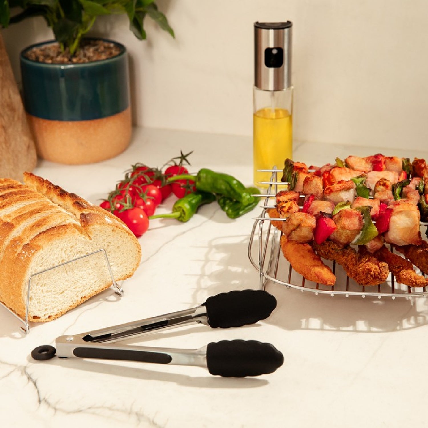 Kit De Accesorios Para Freidora Sin Aceite De 5 A 6,5 L Cecofry Pack Accessories. 8 Accesorios, Revestimiento Antiadherente, Aptos Para Lavavajillas_2