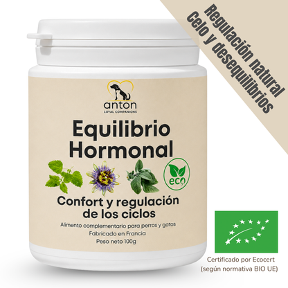 Equilibrio hormonal ECO para perras y gatas – Calma durante el celo – 100 g_0