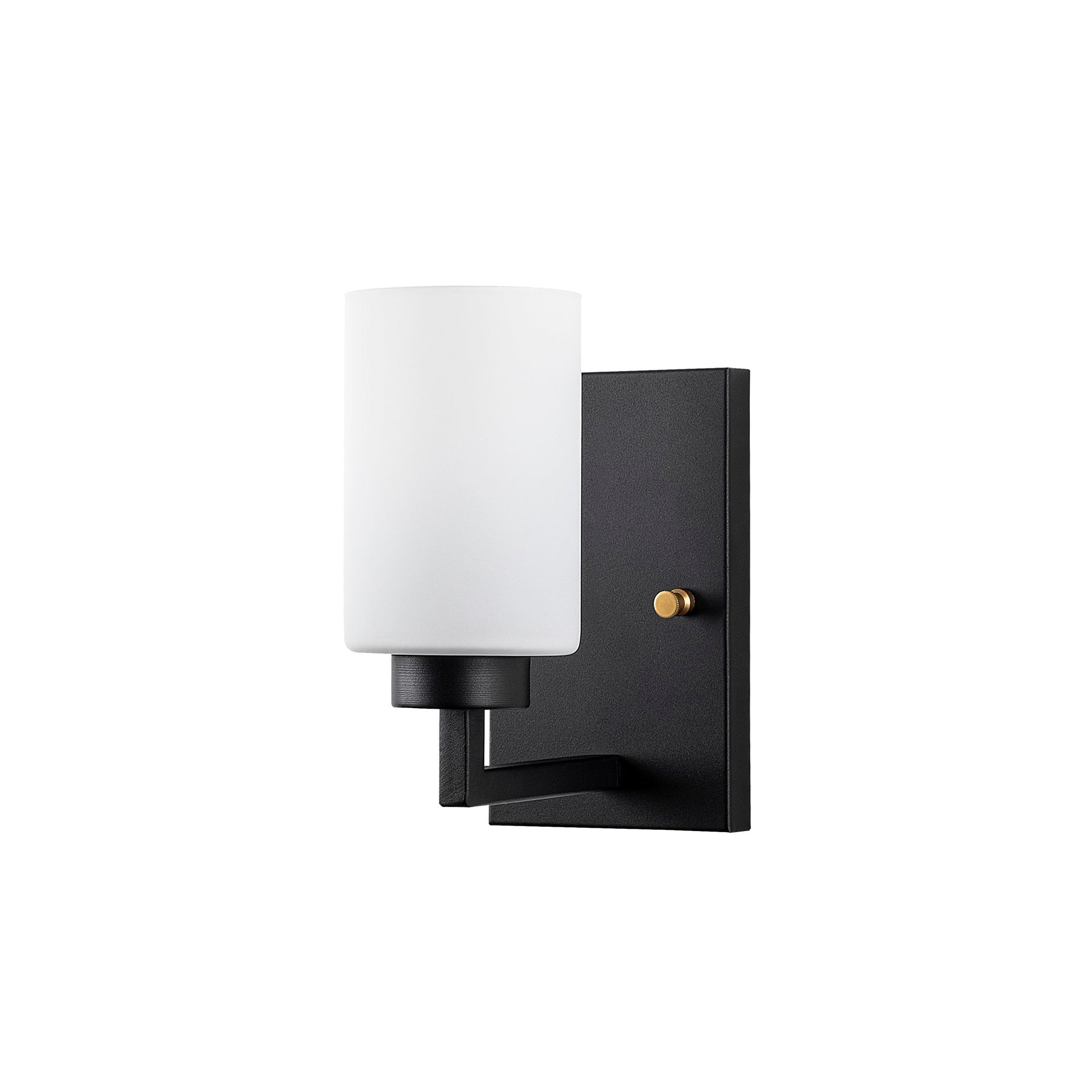 Aplique De Pared, Metal , Negro, 10x19x23, Casquillo E27 Max 40 W