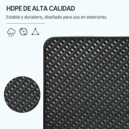 Outsunny Base Para Sombrilla De 4 Piezas Rellenable Con Agua 59 Kg O Arena 80 Kg_5