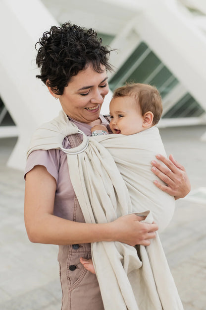 Bandolera Portabebé Boba Ring Sling Pampas Beige