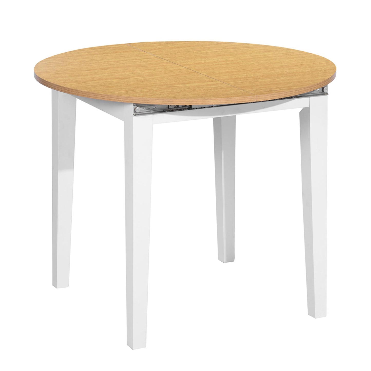 Well Home Mesa Extensible Circular Blanca Haya 90-120cm_0