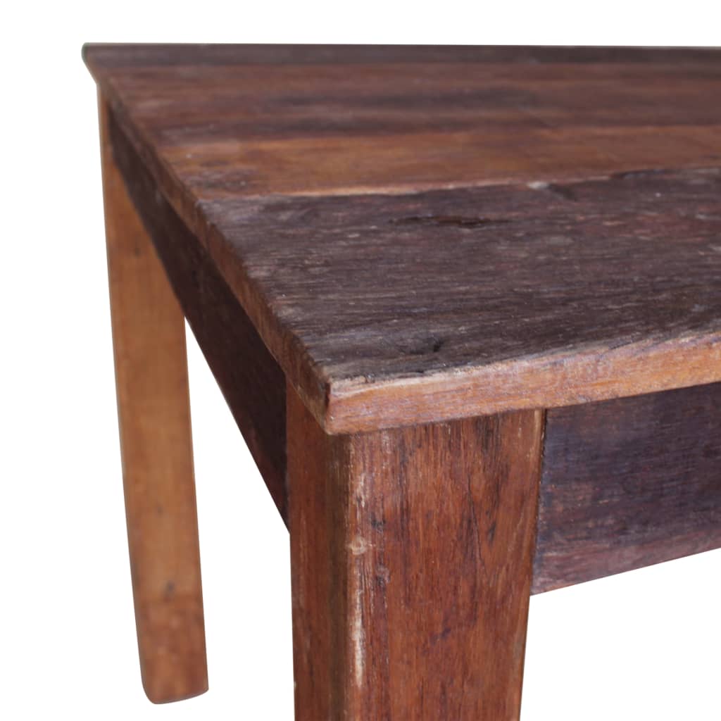 Mesa De Comedor De Madera Reciclada Mixta 82x80x76 Cm_4
