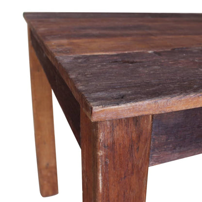 Mesa De Comedor De Madera Reciclada Mixta 82x80x76 Cm_4