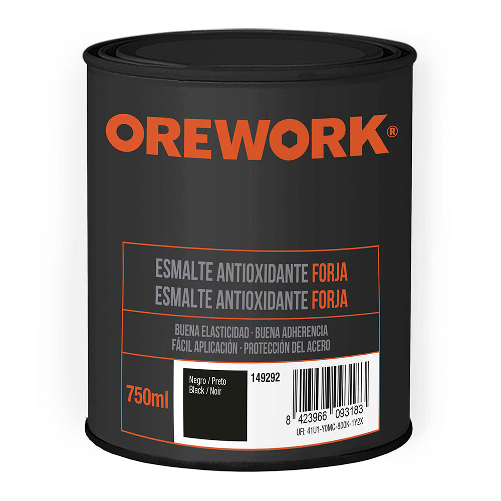Esmalte Antioxidante Forja - 750 Ml - Negro_0