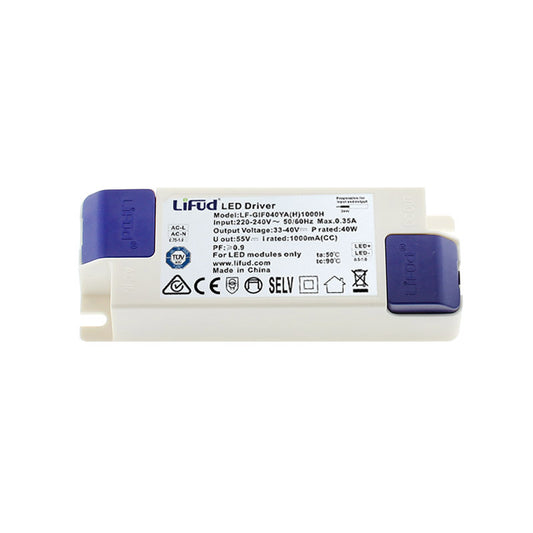 Led Driver Tuv Dc33-40v/40w/950ma, No Flicker, Lifud_0