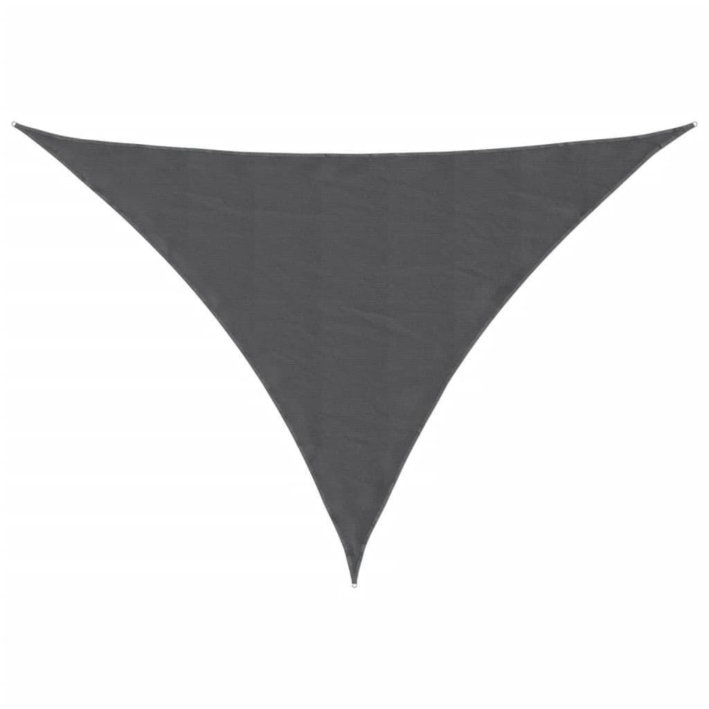 Vidaxl Toldo Vela Triangular Tela Oxford Gris Antracita 3,5x3,5x4,9 M_0