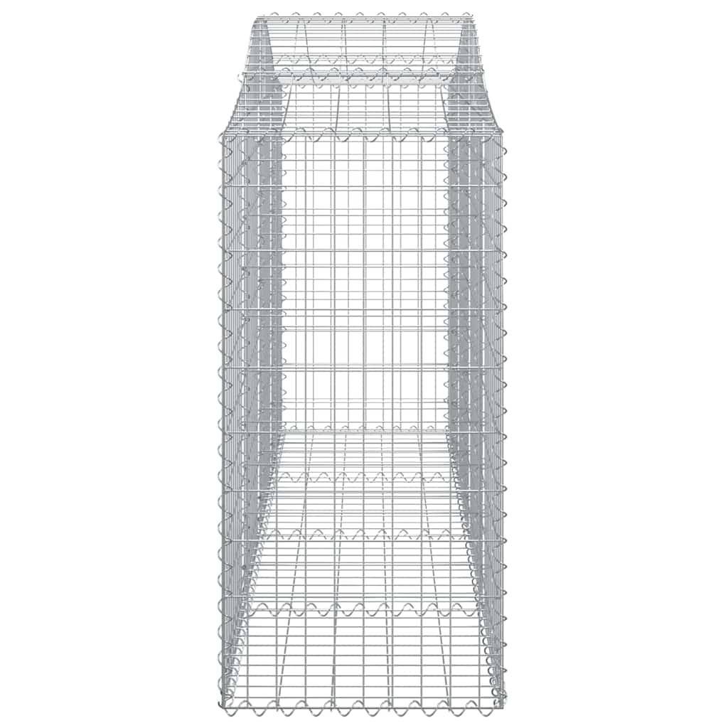 Cestas De Gaviones 8 Uds Forma De Arco Hierro 200x50x120/140 Cm_4