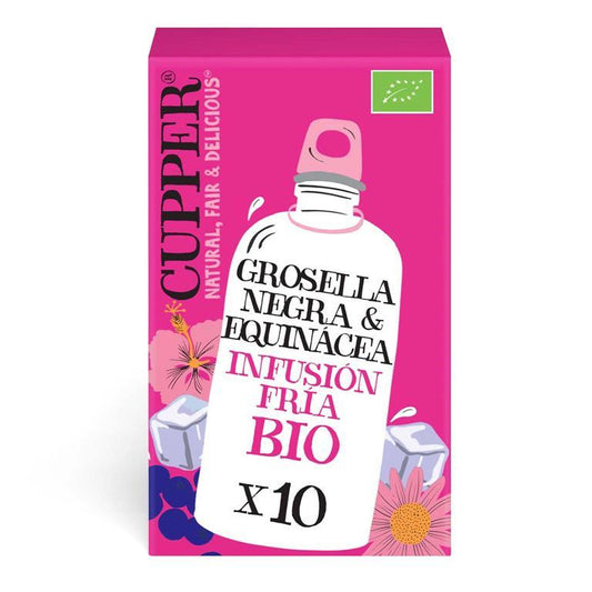 Infusion Fria Con Grosella Negra Y Equinacea Bio Cupper 10 Bolsas