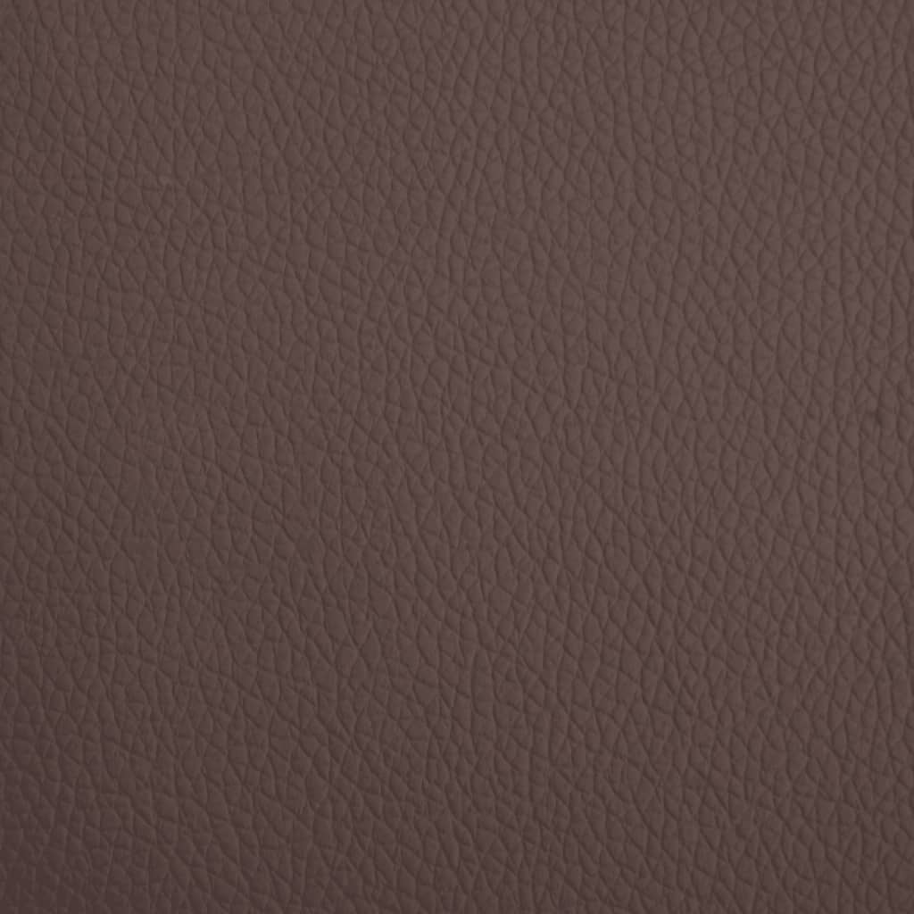 Cama Para Perros De Cuero Sintético Marrón 70x45x30 Cm / Vetonek_3