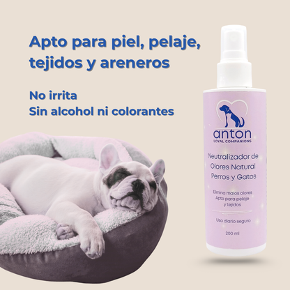 Spray natural neutralizador de olores para perros y gatos – Pack 2 x 200 ml_2