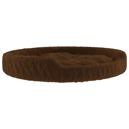 Cama Para Perros De Felpa Marrón 110x90x23 Cm / Vetonek_1