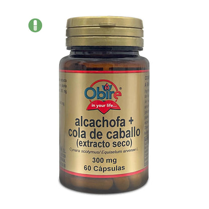 Alcachofa y Cola Caballo Obire, 60 cápsulas
