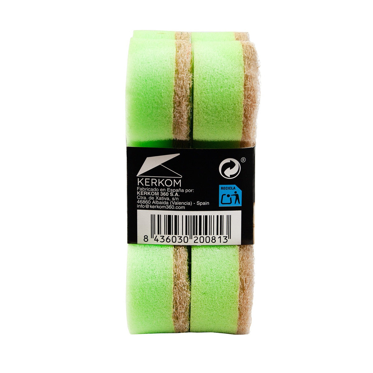 Pack-2 Estropajo PET Kerkom