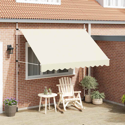 Toldo Retráctil De Operación Manual 300 Cm Crema_1
