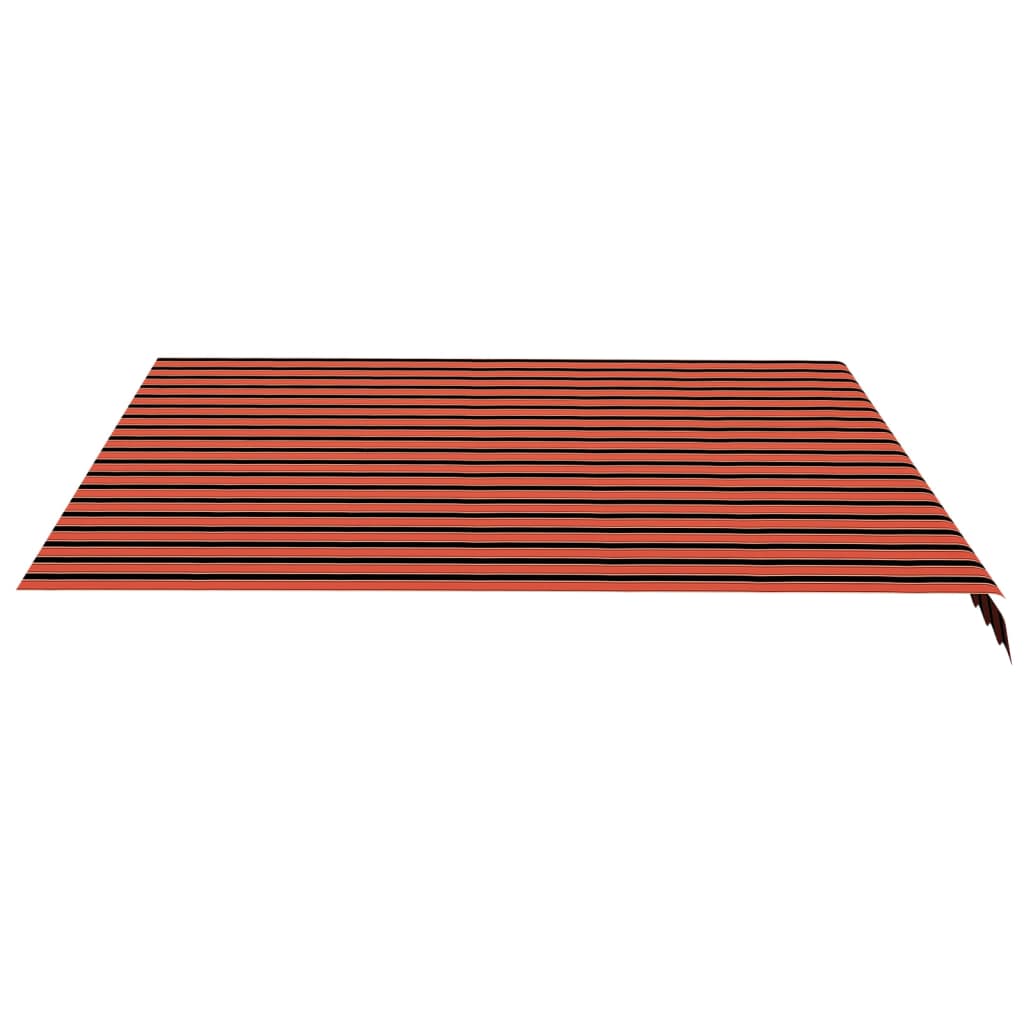 Tela De Repuesto Para Toldo Naranja Y Marrón 4,5x3,5 M Poliéster_3