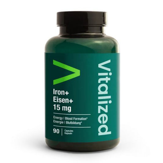 Iron 15 mg, Vitalized 90 cápsulas