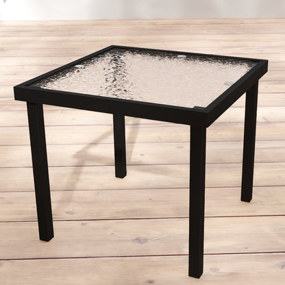 Outsunny Conjunto De Mesa Y 2 Sillas De Terraza Exterior 3 Piezas Gris Claro_4