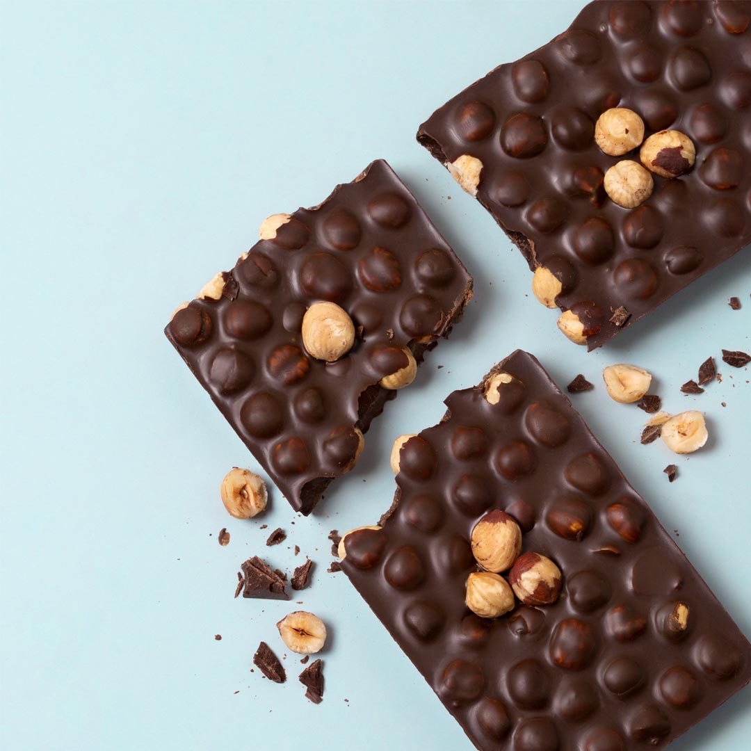 Turrón Choco Avellanas Negro - 300g_0