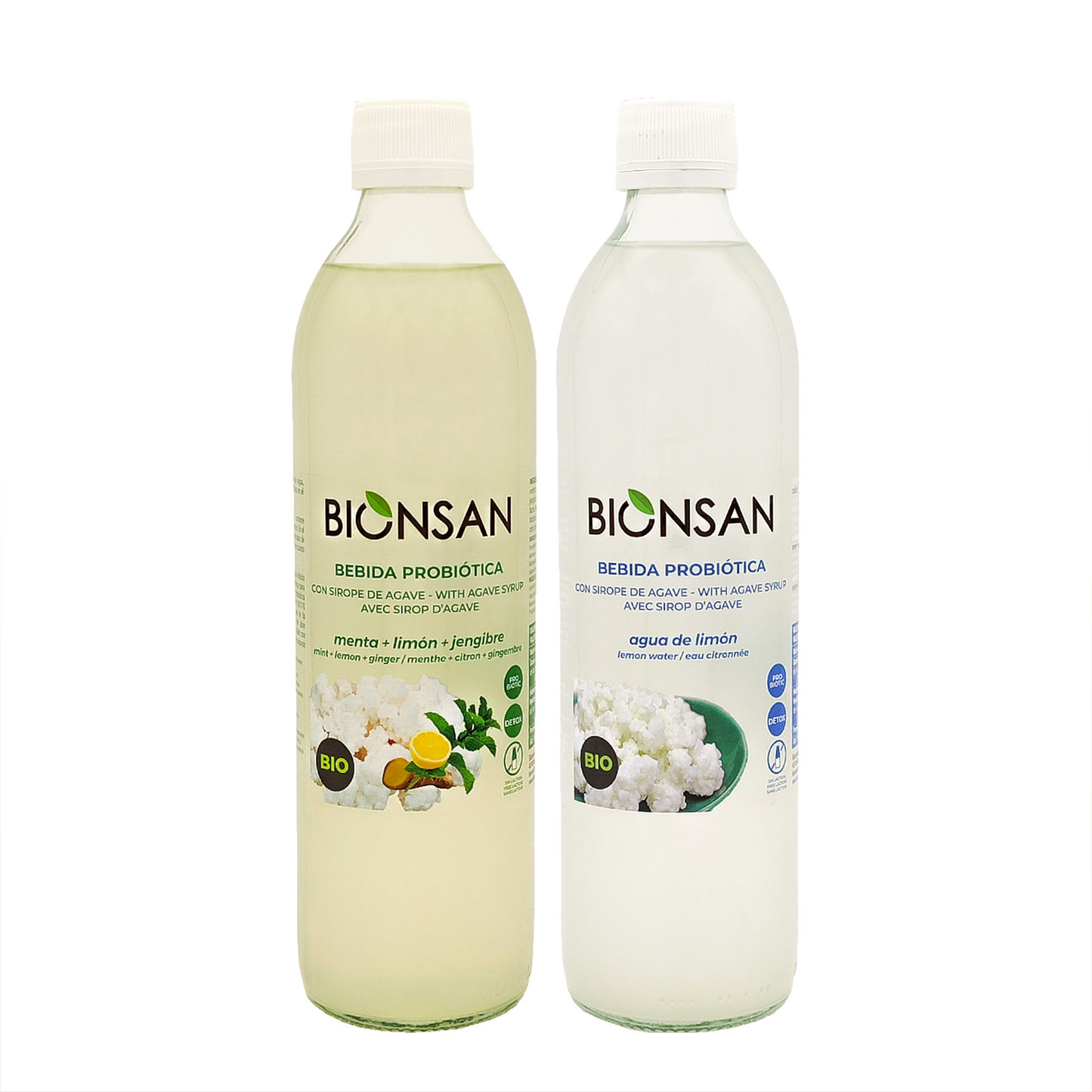 Pack 2 Bebidas Probióticas De Sabores Eco Bionsan 500ml_0