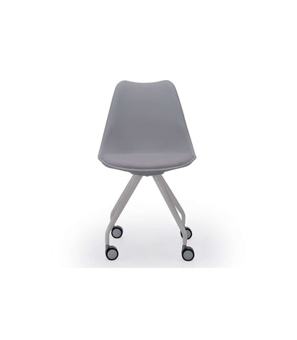 Pack De 2 Sillas De Oficina Elevable Rania Acabado Gris, 48.5cm(ancho ) 82cm(altura) 52cm(_1