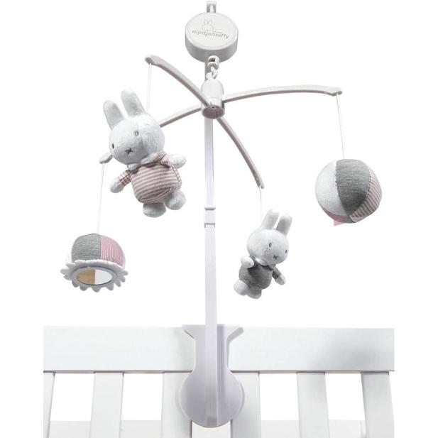 carrusel miffy pink baby rib