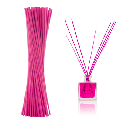 Varillas Difusor SYS 50 Uds | Ratán Natural Rosa | Mikado | Alta Absorción | 2,5 mm X 25 cm_1