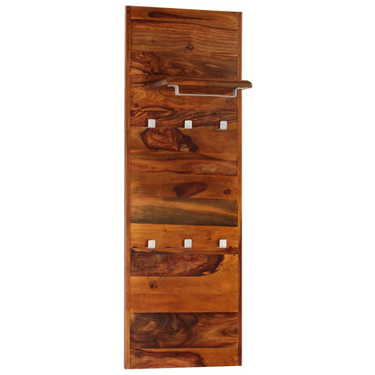 Perchero De Madera Maciza De Acacia 118x40 Cm_5