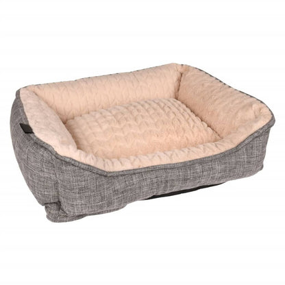 Flamingo Cesta Para Perros Zupo Rectangular Gris 50x40x16 Cm_0