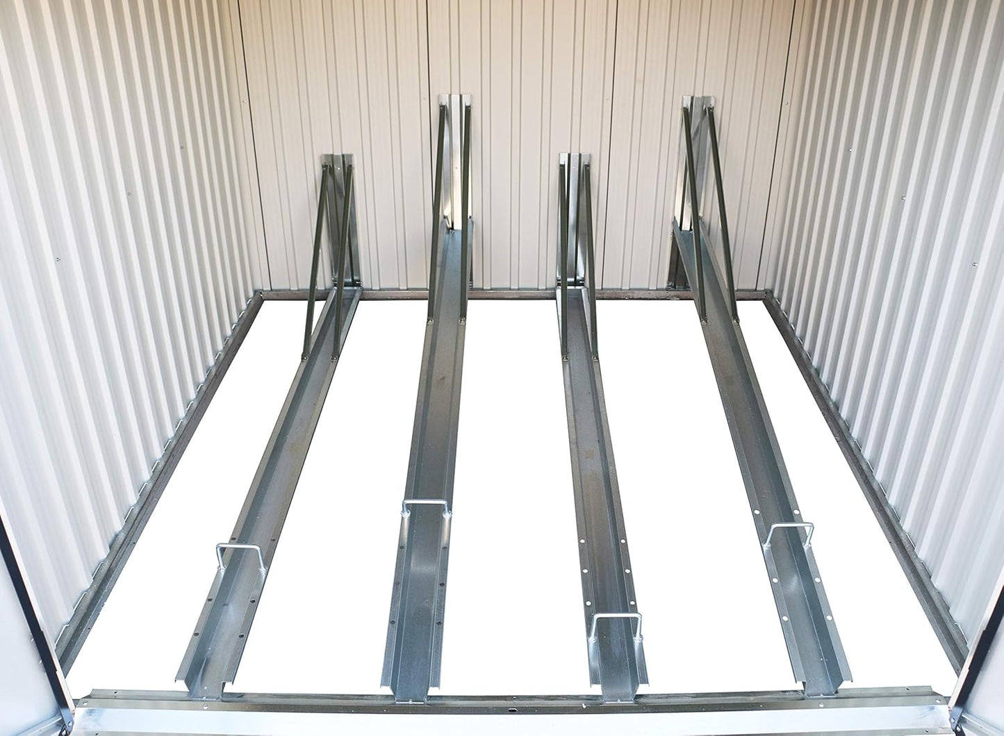 Guarda Bicicletas Duramax Metálico 203 X 202 X 162,5 Cm. Color Gris Antracita_5