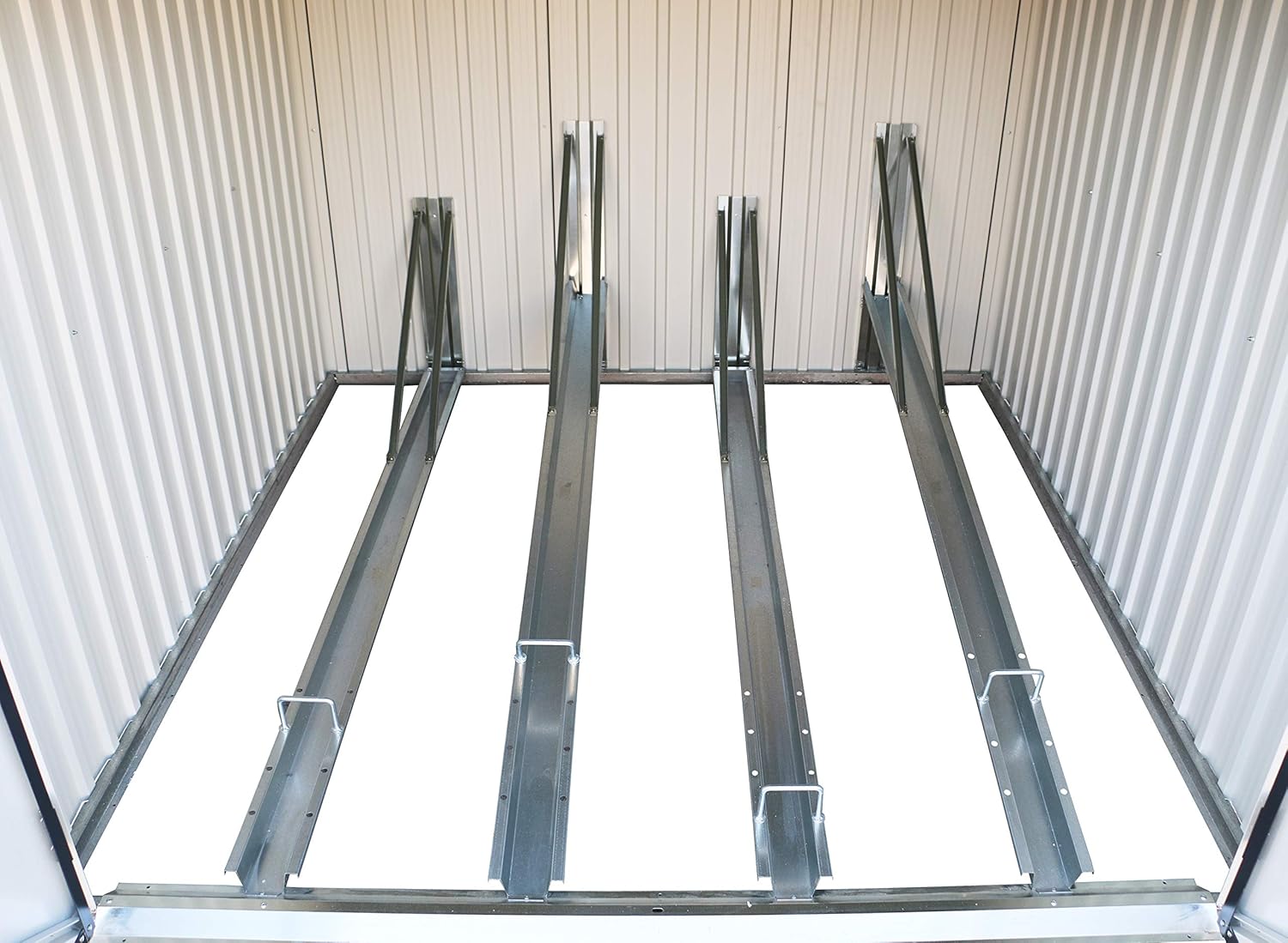 Guarda Bicicletas Duramax Metálico 203 X 202 X 162,5 Cm. Color Gris Antracita_5