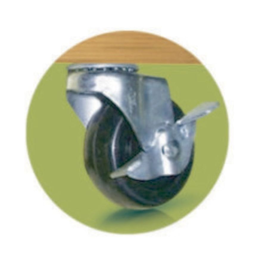 Soporte Con Ruedas Madera Flora Roll Diam 30 Cm Nortene_1